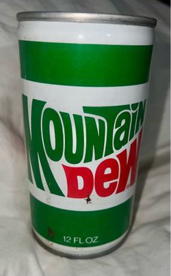 Vintage Collectors Mountain Dew soda can