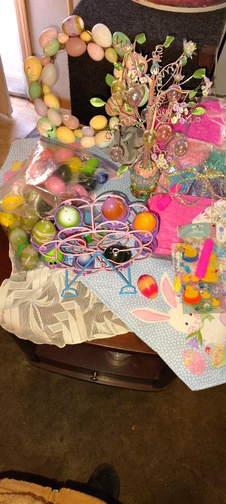 Big Lot Of Easter And Halloween Decor