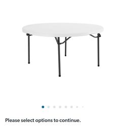 60” Round Folding Tables