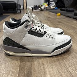 Jordan retro 3s grey size 10