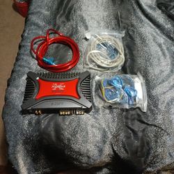 600 Watt Amp. And Cables