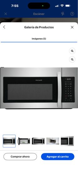 Frigidaire 1.8 cu ft. stainless steel microwave oven, 1000 watts