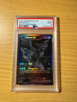 Zekrom Ex #172 PSA 9