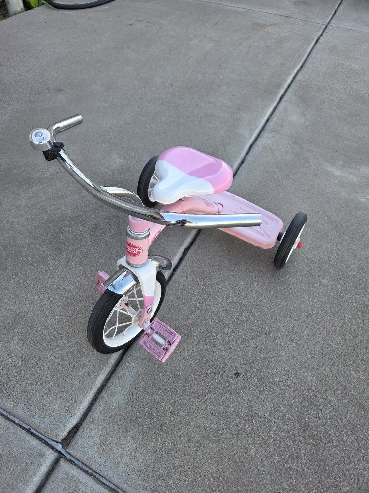 Pink Radio Flyer Tricycle