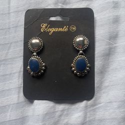 Blue Vintage Earrings 