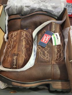 TONY LAMA WESTERN WORK BOOTS SIZE 11.5 D MEN'S 
