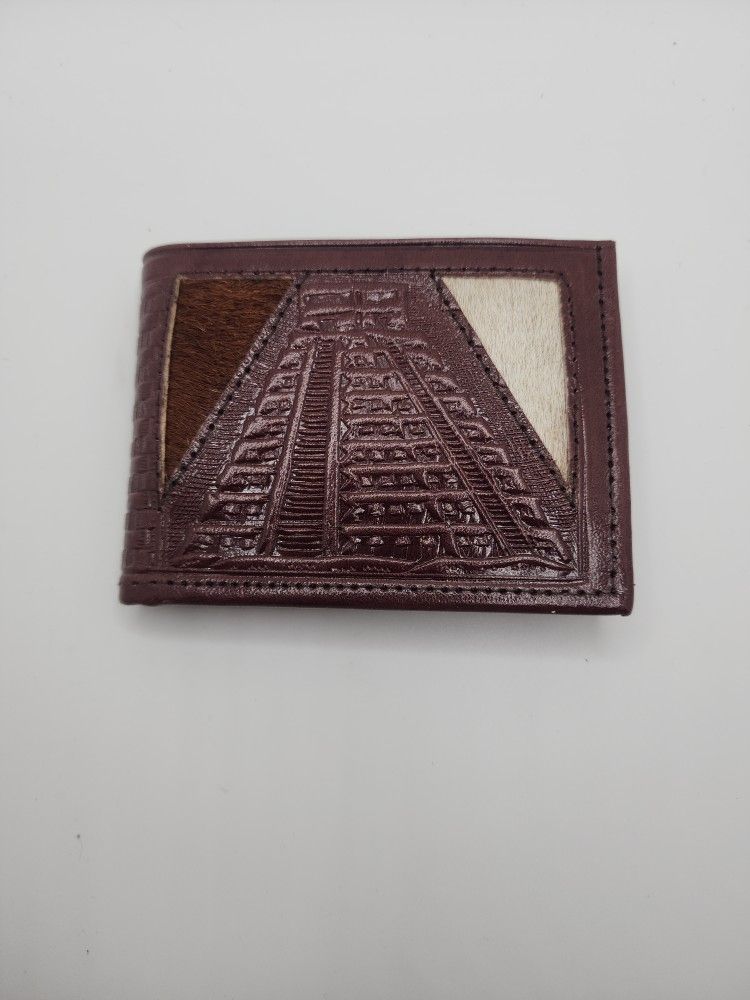 Western Tooled Leather Bi-fold Wallet
