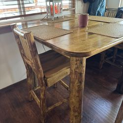 High Top Rustic Table