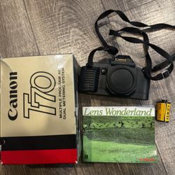 Canon T70 35mm Film Camera