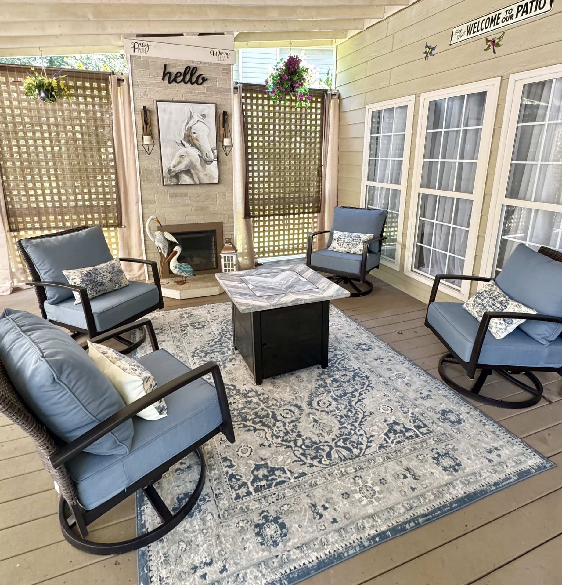 Fire Pit Patio Furniture Set FREE DELIVERY