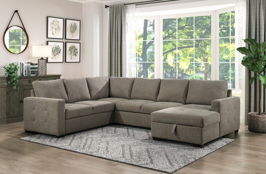 Sectional Turns To SLEEPER And Has Storage !!! 