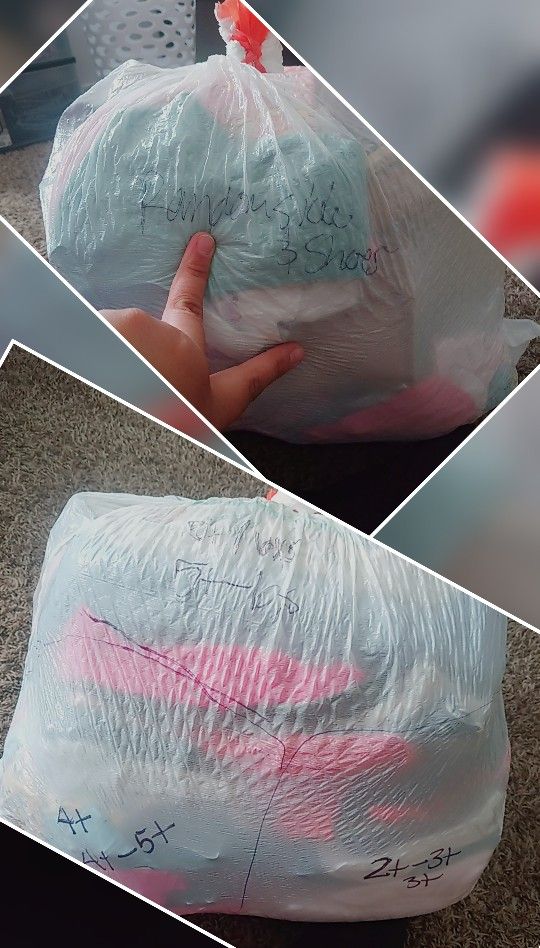 Girl clothes In Garbage Bag ( Made Outfits )