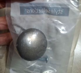 New cabinet knobs