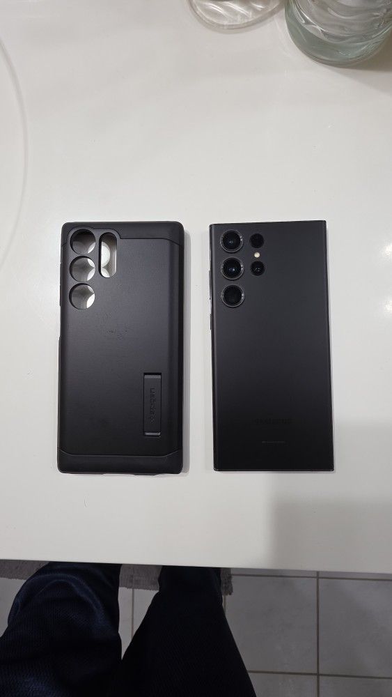 Spigen Tough Armor Designed for Galaxy S23 Ultra Case