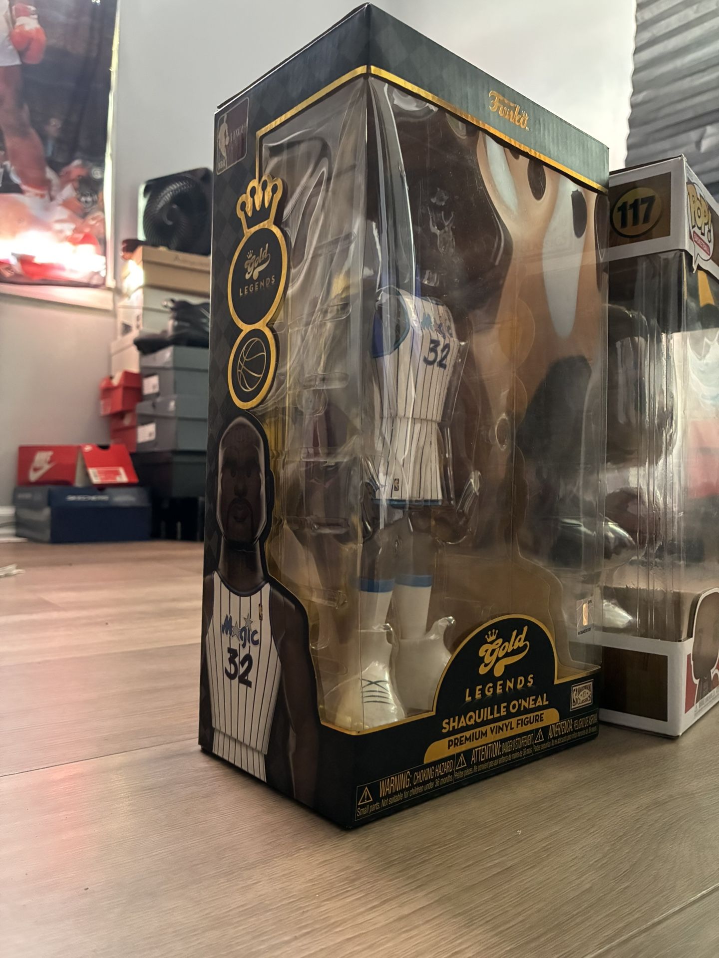 Funko Pop Shaquille O'Neal Gold Legends 12” Orlando Magic New In Box Shaq NIB
