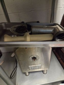 Meat grinder.