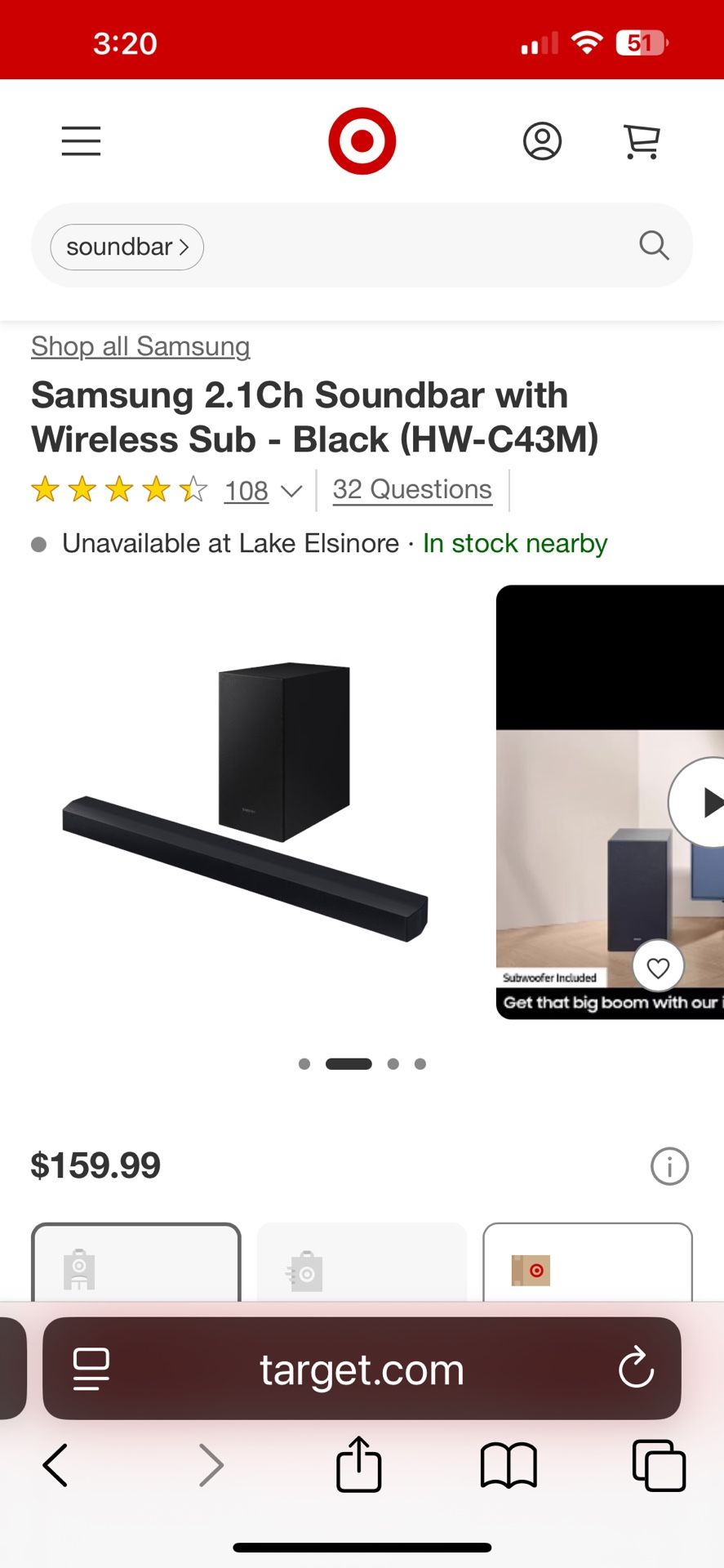 LG SOUND BAR