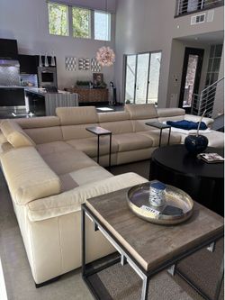Natuzzi sectional sofa