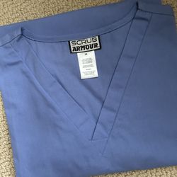 Women’s 2X Light Blue Scrub Top by “Scrub Armour” NEW!