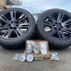 Chevy Silverado Wheels 285/45/22”