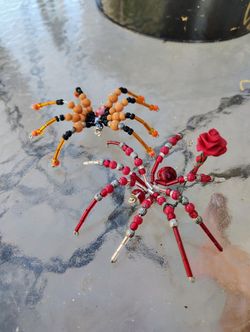 Beaded Spiders
