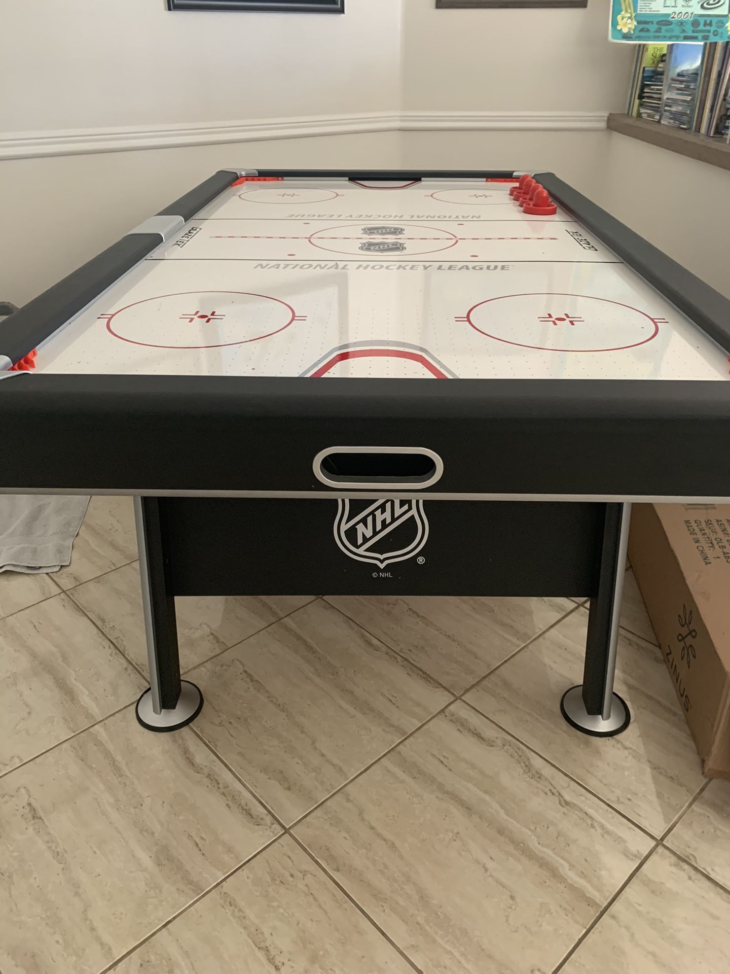 GLAZETEK NHL Air Hockey table regulation size 7’ X 4’