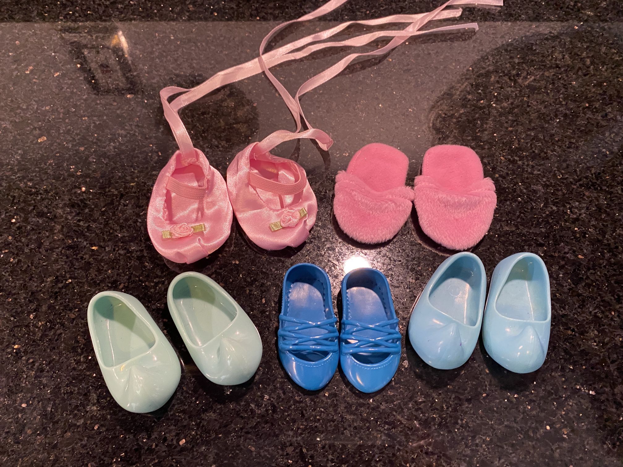 5-pairs Disney My First Princess Toddler Doll Tolly Tots Replacement Large Shoes