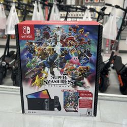 Nintendo Switch OLED Super Smashs Bros Bundle! Finance For $50 Down Payment!!