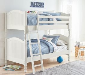Pottery Barn Kids Bunk Bed With Matching Desk Dresser for Sale