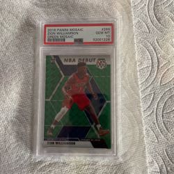 Zion Williamson Graded Rookie Card! Psa10