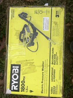 RYOBI Pressure Washer 1,800 PSI