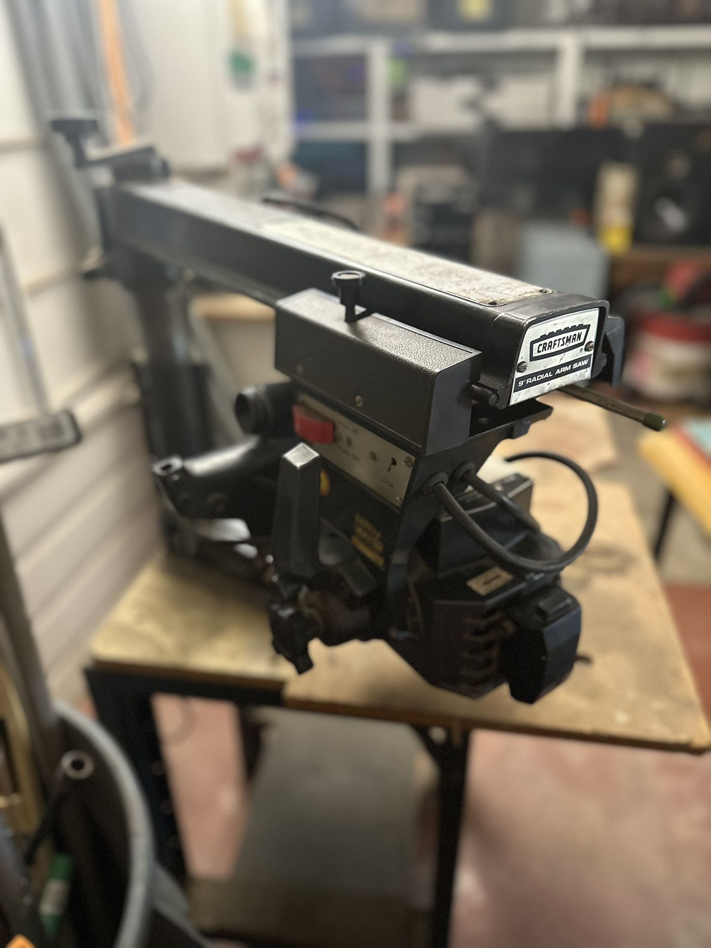 Craftsman 9” Radial Arm Saw (VINTAGE!!)