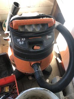 Ridgid vacuum 6.0hp