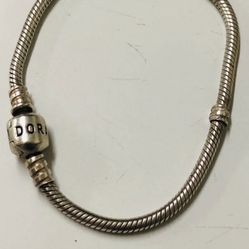 Authentic PANDORA solid Sterling Silver .925 Ale bracelet 
