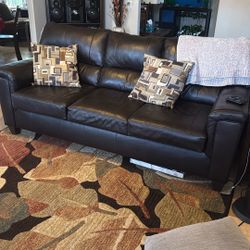 Leather Couch