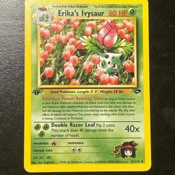 Erika's Ivysaur | 1st Edition | Gym Challenge | 41/132 | NM/M