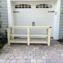 Sofa Table / Farmhouse Or Beach House Style 