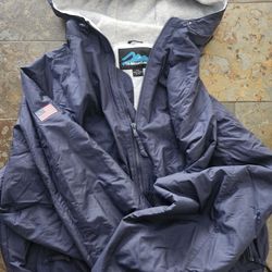 Tri Mountain Mens Hooded Jacket Size 2XL