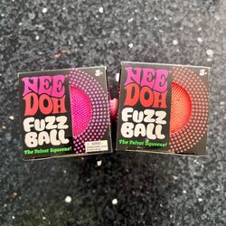 NeeDoh Fuzz Ball (Pink/Orange）