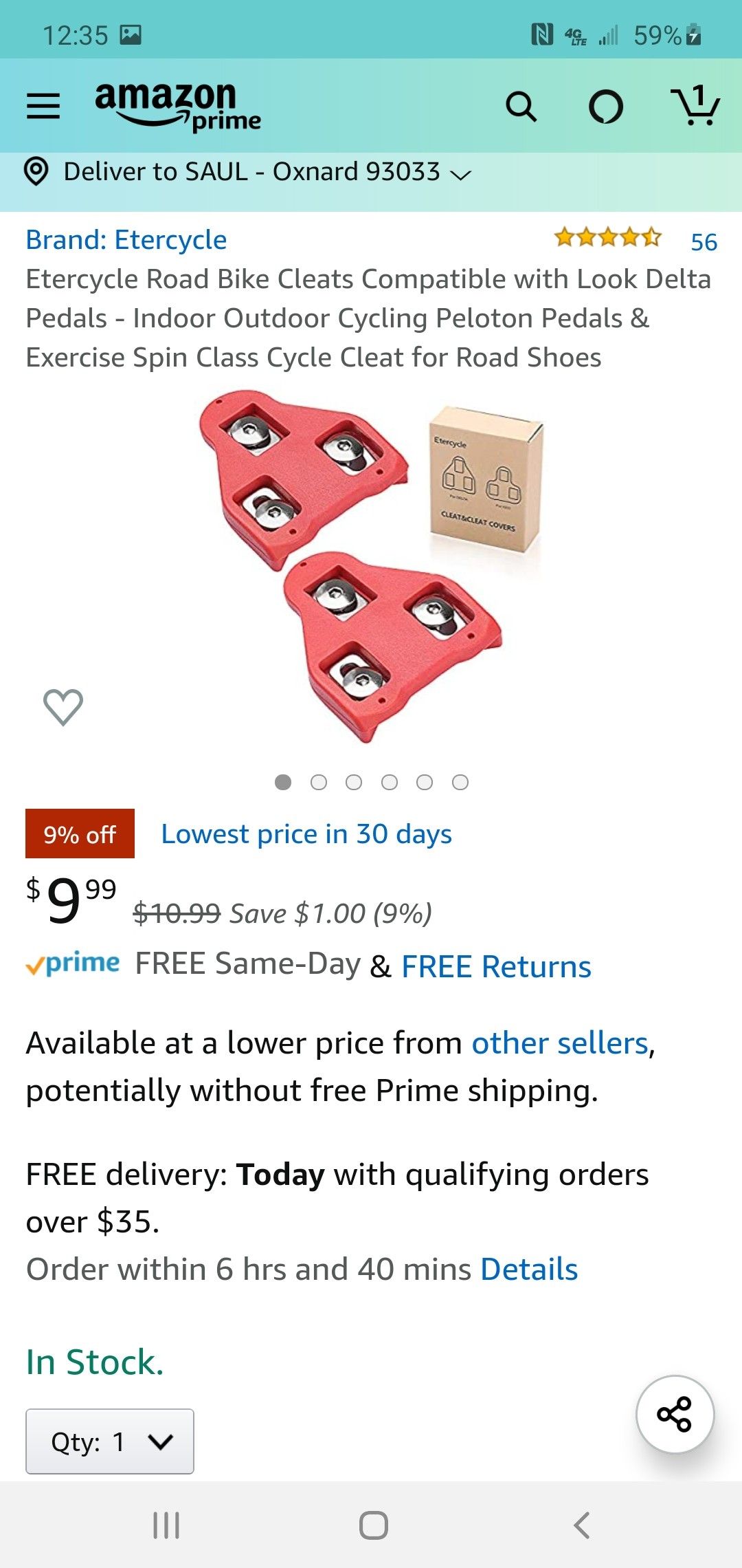 Etercycle Road Bike Cleats