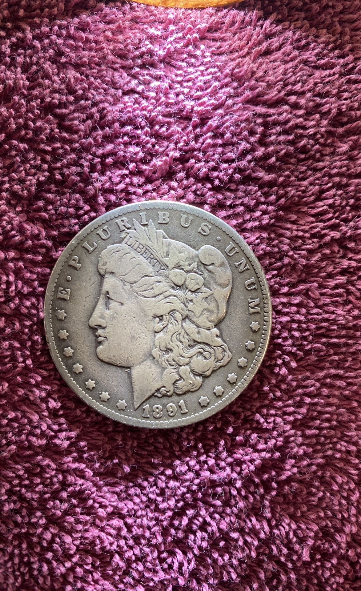 1891 CARSON CITY  MORGAN SILVER DOLLAR