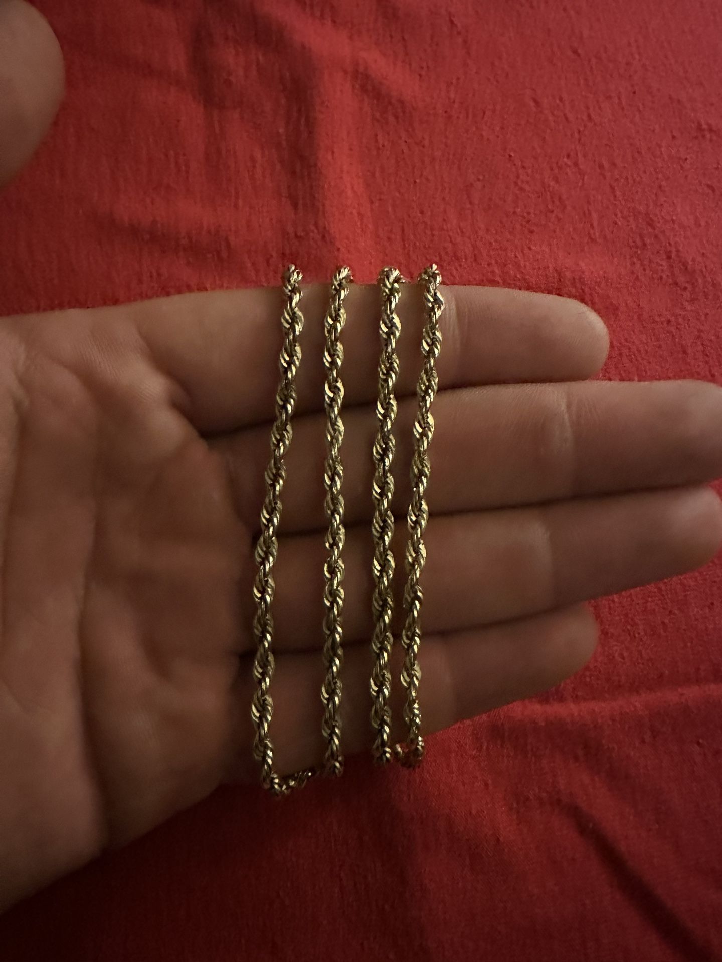 14 K Gold Rope Chain