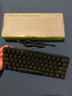 Brand New H61K Mechanical Gaming Keyboard – Black