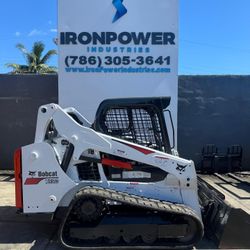 2018 Bobcat T590 Skid Steer Loader Open Cab