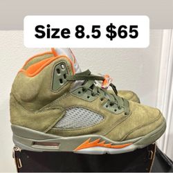 Jordan retro 5s Olive size 8.5