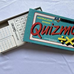 Vintage Quizmo Educational Board Game