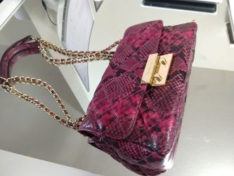 Michael Kors SLOAN CHAIN PYTHON BAG
