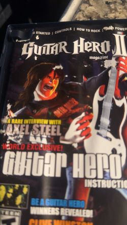 PlayStation 2 guitar hero best offer
