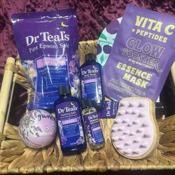 New Spa Treatment Kit And  Basket