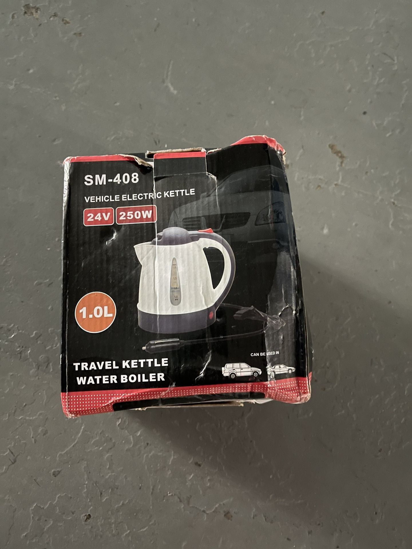 Vehicle electric kettle